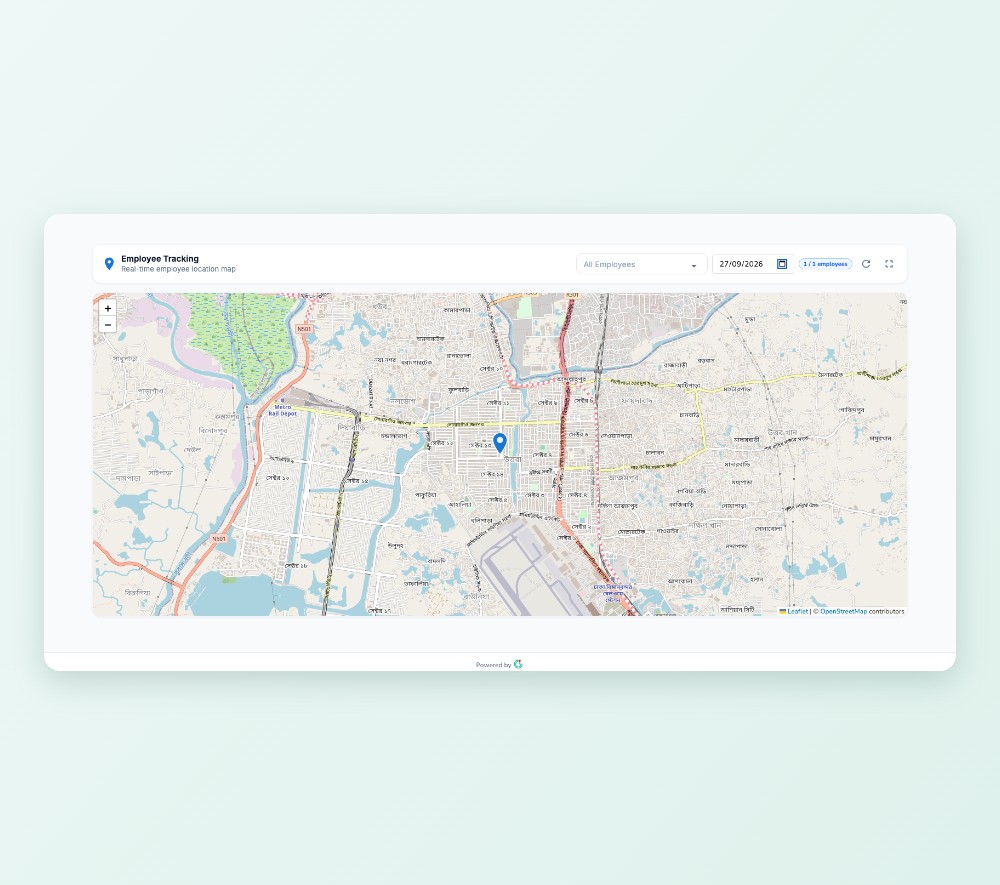 Live location map